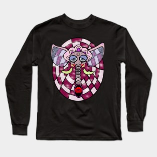 Sleepy Space Elephant Long Sleeve T-Shirt